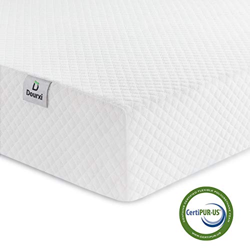 Dourxi Crib Mattress and Toddler Bed Mattress, Dual Sided Sleep System, Firm Side for Infants and Plush Soft Side for Toddlers, Breathable Foam Baby Mattress with Removable Cover