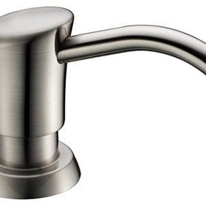 Soap Dispenser Delle Rosa Kitchen-Classics Best Sink Brushed Nickel ABS Plastic Sprayer Soap Dispenser Easy Installation Well Built and Sturdy