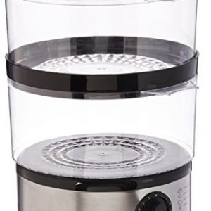 Brentwood Electric 2-Tier, 5 Quart, Stainless Steel