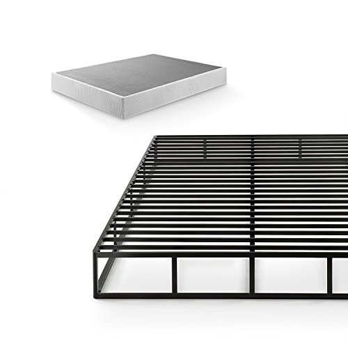 Zinus 9 Inch Quick Lock High Profile Smart Box Spring/Mattress Foundation/Strong Steel Structure/Easy Assembly, King