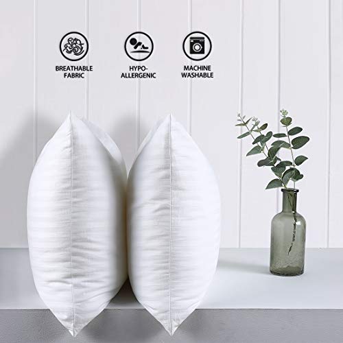 oaskys Bed Pillows for Sleeping Standard Queen Premium oaskys Mattress Pillows for Sleeping Commonplace Queen Premium Plush Gel Fiber Pillows (2 Pack) Residence &amp; Lodge Assortment with Luxurious Linens.