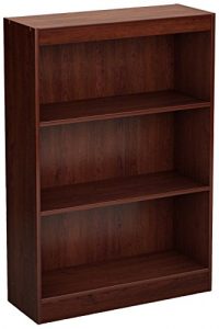 South Shore Axess 3-Shelf Bookcase-Royal Cherry