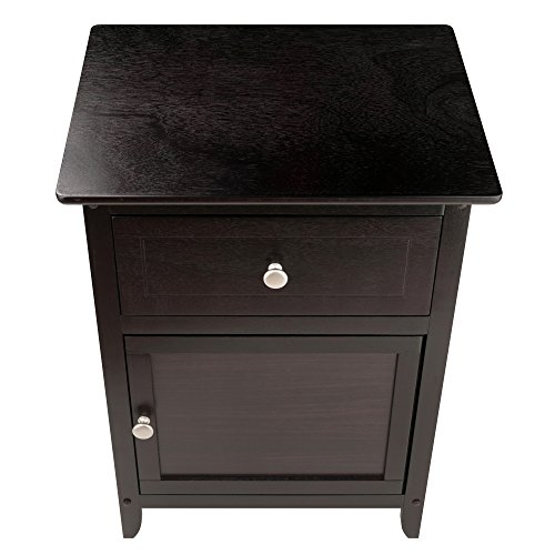 Winsome Eugene Accent Table, 18.9 inches, Espresso Guarantee: 60 days from buy date.