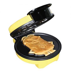 Minions Waffle Maker - Electric Waffle Iron Kitchen Appliance -"Dave" Yellow