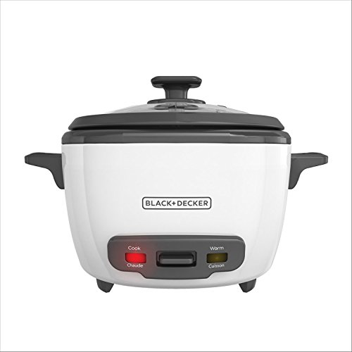 Black+Decker 14-Cup Cooked/7-Cup Uncooked Rice Cooker and Food Steamer Guarantee: 2 Yr Restricted Producer