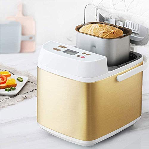 WellingA Bread Maker, Automatic Breadmaker Machine 1.5LB, 3 Crust Colors 2 Loaf Sizes, Home Bakery Pro 19 Menus with Gluten Free, 15h Delay Time 1h Keep Warm, Superior Safety 500W