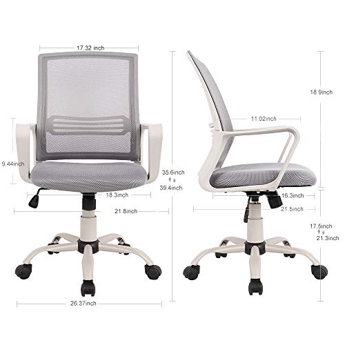SMUGDESK Ergonomic Home Office Swivel Task Computer Desk Chair Package deal Dimensions: 22.1 x 21.7 x 35.eight inches