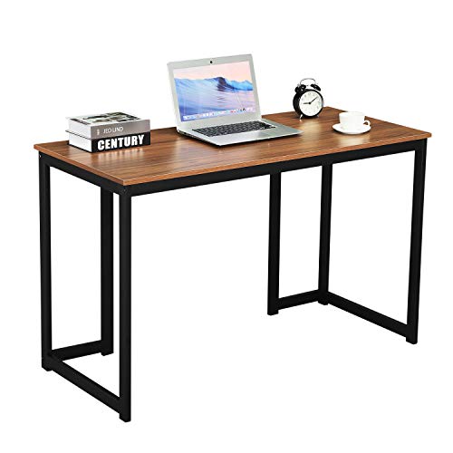 GreenForest Computer Desk 47'' Writing Study Desk Modern Simple Style Laptop Table for Home Office Workstation, Walnut