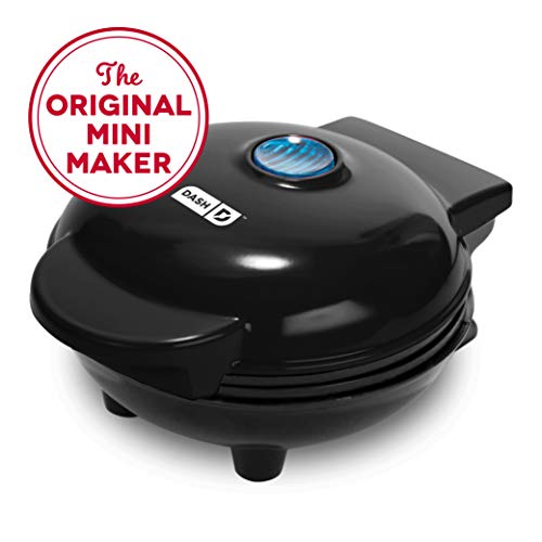 Dash Mini Maker: The Mini Waffle Maker Machine for Individual Waffles, Paninis, Hash browns, & other on the go Breakfast, Lunch, or Snacks - Black