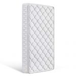 Bubble bear Crib Baby Mattress for Baby & Toddler with Breathable Removable Knitted Fabric Cover, Washable Outer Covers (White, 52" x 28"x 5")