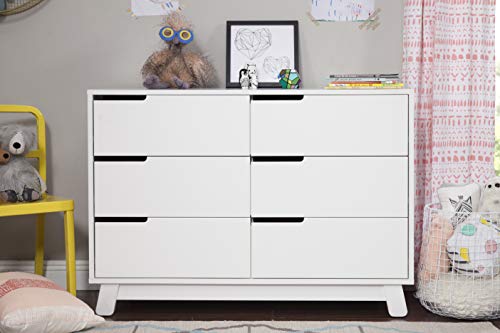 Babyletto Hudson 6-Drawer Assembled Double Dresser Babyletto Hudson 6-Drawer Assembled Double Dresser in White.