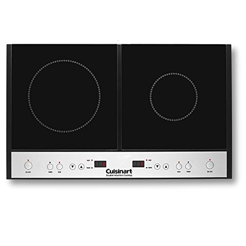 Cuisinart ICT-60 Double Induction Cooktop, One Size, Black