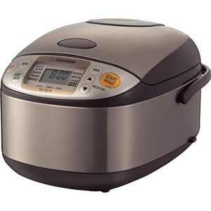 Zojirushi NS-TSC10 5-1/2-Cup (Uncooked) Micom Rice Cooker and Warmer, 1.0-Liter (Renewed)