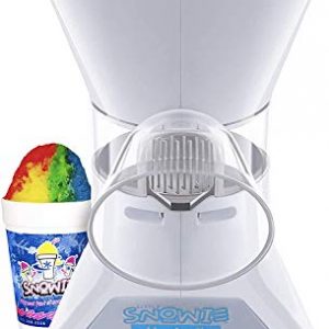 Little Snowie Max Snow Cone Machine - Premium Shaved Ice Maker, With Powder Sticks Syrup Mix
