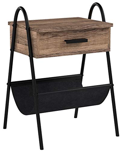 Nathan James Hugo Nightstand Accent Rustic Wood Table Launch Date: 2018-10-16T00:00:01Z