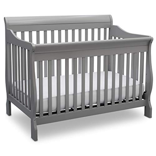 Delta Children Canton 4-in-1 Convertible Baby Crib, Grey