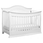 DaVinci Meadow 4-in-1 Convertible Crib with Toddler Bed Conversion Kit in White, Greenguard Gold Certified