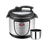 Electric Pressure Cooker 4 Qt Slow Cook Programmable 18 Kinds of Cooking Option with Stainless Steel Inner Pot,Sous Vide,Rice Cooker,Egg Cooker,Hot Pot,Baking,Cake,Steamer,Yogurt,Scouring Pad,24-Hour Delay Timer and Keep Warm