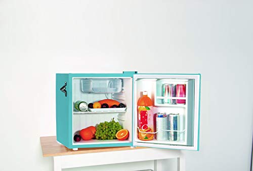 Igloo 1.6 cu ft Retro Compact Refrigerator Igloo 1.6 cu ft Retro Compact Fridge with Aspect Bottle Opener - Blue.