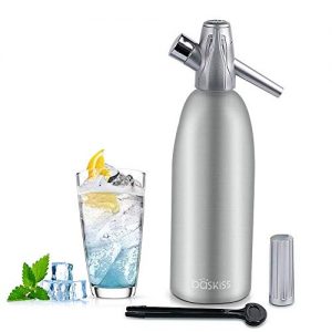 Baskiss Soda Siphon Maker, Making Sparking Water for Juice Drinks Cocktail, 1 Liter