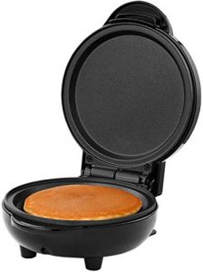 Holstein Housewares HH-09125014B Personal Non-Stick 4-inch Griddle, 4", Black