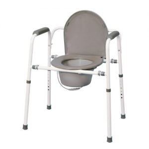 MedPro Homecare Commode Chair with Adjustable Height