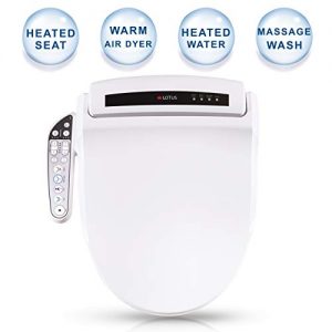 Lotus Smart Bidet ATS-908 FDA Registered, Purestream Function(Constipation Relief) Heated Seat, Temperature Controlled Wash, Warm Air Dryer, Easy DIY Installation, Made in Korea