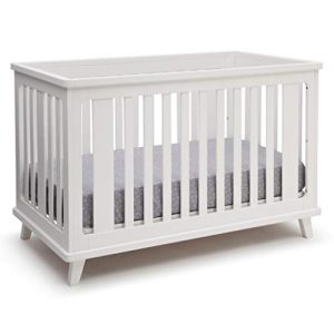 Delta Children Ava 3-in-1 Convertible Baby Crib, White