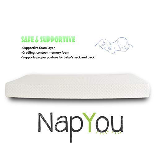 Official Amazon Exclusive NapYou Dual Comfort Crib Mattress Official Amazon Unique NapYou Twin Consolation Crib Mattress, Agency Facet for Toddler &amp; Comfortable Facet for Toddler with 100% Waterproof Cowl Made with Natural Cotton - Reversible Child Mattress.