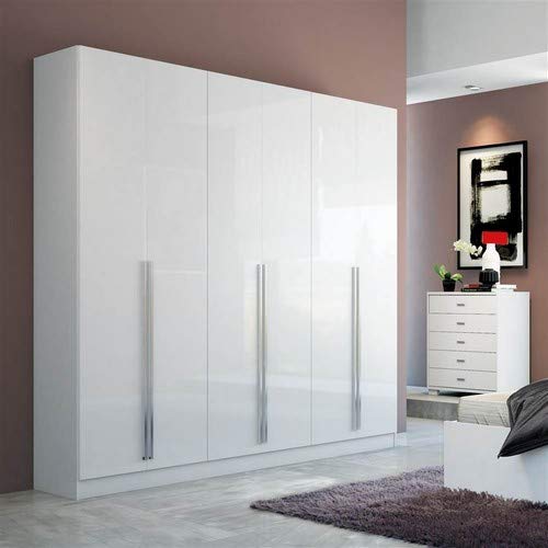 Manhattan Comfort Eldrige Collection 6 Door Freestanding Wardrobe Closet Bundle Dimensions: 90.5 x 90.7 x 19.zero inches
