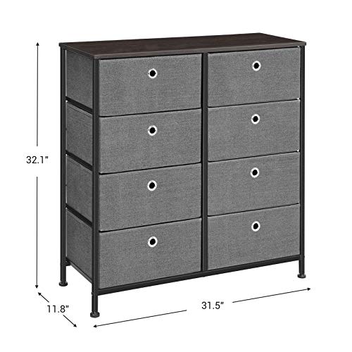 SONGMICS 4-Tier Wide Drawer Dresser, Storage Unit Bundle Dimensions: 31.5 x 11.eight x 32.1 inches