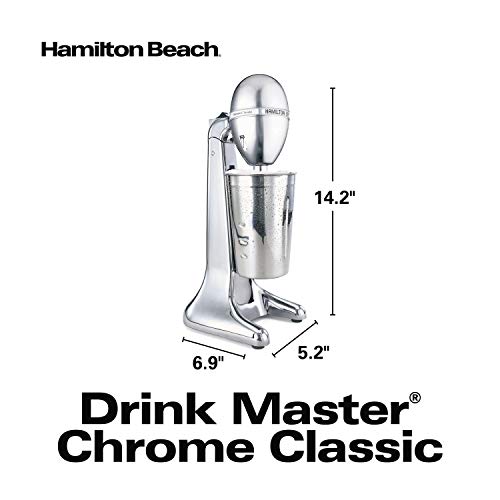 Hamilton Beach 730C DrinkMaster Classic Drink Mixer Hamilton Beach 730C DrinkMaster Classic Drink Mixer, 28 oz Mixing Cup, Chrome.