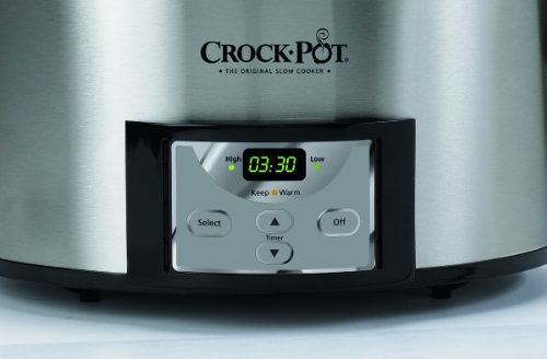 Crock-Pot 6-Quart Countdown Programmable Oval Slow Cooker with Dipper Bundle Dimensions: 14.5 x 9.zero x 14.5 inches