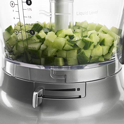 KitchenAid 14-Cup Food Processor with Exact Slice System and Dicing Kit KitchenAid KFP1466CU 14-Cup Meals Processor with Actual Slice System and Dicing Package - Contour Silver.