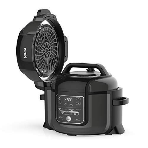 Ninja Foodi 9-in-1 Pressure, Slow Cooker, Air Fryer and More, with 6.5 Quart Capacity and 45 Recipe Book, and a High Gloss Finish