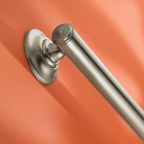 Moen Home Care 16-inch Grab Bar with Grip Pad, Brushed Nickel Moen R8716D1GBN Home Care 16-inch Grab Bar with Grip Pad, Brushed Nickel.
