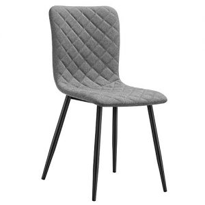 Kealive Dining Chair Side Chair Fabric Kitchen Dining Chair Comfy and Mid Century Style for Kitchen, Dining, Living Room Chair with Sturdy Metal Legs Easy Assemble