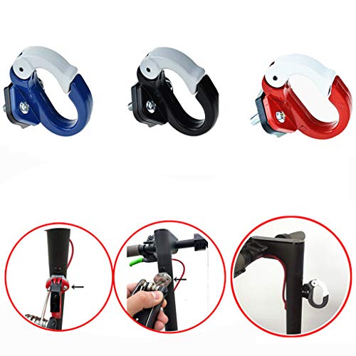 Scooter Hooks - Effortless Storage for Your Xiaomi M365 Electric Scooter Alisy Scooter Hooks are designed for simplicity. Installing them to your Xiaomi M365 Electric Scooter is a breeze. No need for complex tools or technical expertise. Get organized quickly and effortlessly. Premium Quality Materials: These hooks are crafted from top-quality materials known for their durability and strength. They are built to last and withstand the demands of daily use, ensuring that your scooter and accessories remain securely stored. Robust Load Bearing: Alisy Scooter Hooks offer robust load-bearing capabilities both up and down. Whether you need to hang your electric scooter, bicycle accessories, or motorcycle parts, these hooks can handle the weight with ease, providing you with a reliable storage solution. Scratch-Resistant and Deformation-Resistant: The hooks are scratch-resistant and immune to deformation. Your scooter and accessories will stay in pristine condition, free from scratches or damage caused by inferior storage solutions. Waterproof Holder: The waterproof design of the holder ensures that your valuable scooter components are protected from moisture and the elements. No need to worry about rain or adverse weather conditions affecting your scooter's condition. Invest in Alisy Scooter Hooks today and enjoy the benefits of easy installation, top-quality materials, and versatile storage. Keep your Xiaomi M365 Electric Scooter and accessories secure, organized, and in excellent condition.