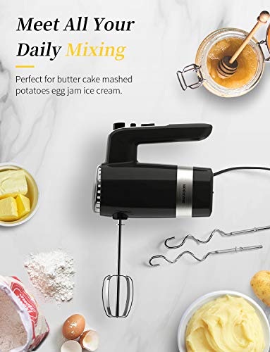 Mixer Highly effective 300W Extremely Energy Handhold Mixer Electrical SHARDOR Hand Mixer Highly effective 300W Extremely Energy Handhold Mixer Electrical Hand Mixers with Turbo Heavy Obligation Motor.