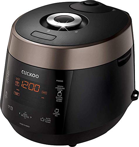 Cuckoo 6 cup Electric Heating Pressure Rice Cooker and Warmer Package deal Dimensions: 14.2 x 11.6 x 10.2 inches