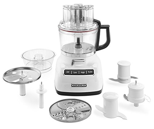 KitchenAid 9-Cup Food Processor with Exact Slice System - White Guarantee: 1 12 months Problem Free Substitute Guarantee