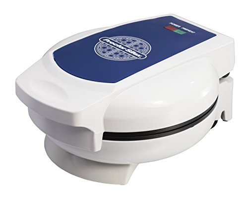 Proctor Silex Belgian Waffle Maker with Non-Stick Grids Proctor Silex Belgian Waffle Maker with Non-Stick Grids, Indicator Lights, Compact Design, White (26070).
