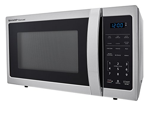 Sharp Microwaves Sharp 900W Countertop Microwave Oven Sharp Microwaves Sharp 900W Countertop Microwave Oven, 0.9 Cubic Foot, Stainless Metal.