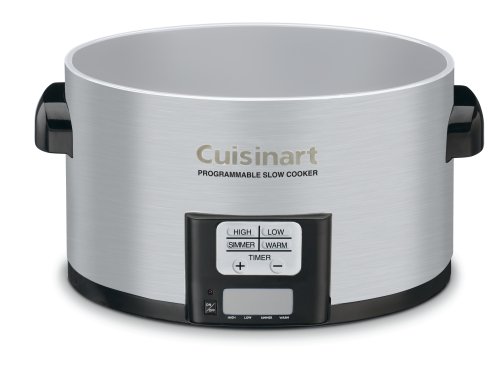 Cuisinart PSC-350 3-1/2-Quart Programmable Gradual Cooker Cuisinart PSC-350 3-1\/2-Quart Programmable Gradual Cooker, Silver, 9-1\/2 in H x 9.1 in W x 12.67 in L.