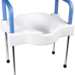 Maddak Tall-Ette Elevated Toilet Seat with Extra Wide Seating Surface and Legs (725881000)
