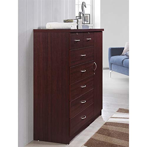 Pemberly Row 7 Drawer Chest in Mahogany Model: Pemberly Row