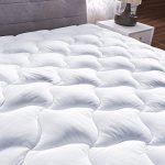 YOUMAKO Full Quilted Fitted Mattress Pad Cover Pillowtop Overfilled Cooling 8-23 Inch Deep Pocket Bed Topper with Sonw Down Alternative