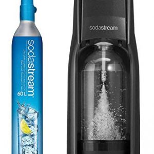 SodaStream Jet Sparkling Water Maker (Black), with CO2 and BPA free Bottle