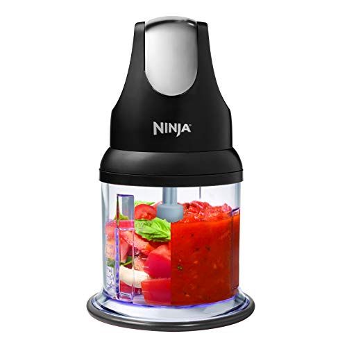 Ninja Food Chopper Express Chop with 200-Watt Ninja Meals Chopper Specific Chop with 200-Watt, 16-Ounce Bowl for Mincing, Chopping, Grinding, Mixing and Meal Prep (NJ110GR).