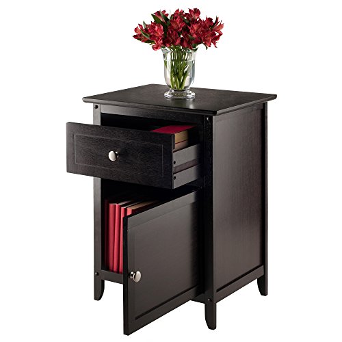 Winsome Eugene Accent Table, 18.9 inches, Espresso Guarantee: 60 days from buy date.